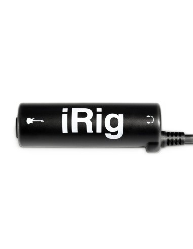 Adaptador para guitarra IRIG con toma para auriculares