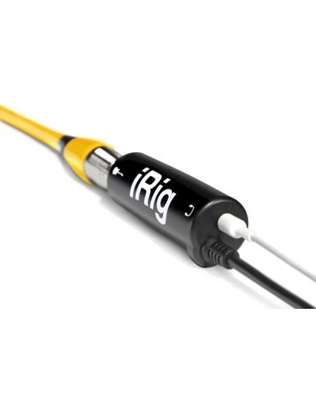 Adaptador para guitarra IRIG con toma para auriculares