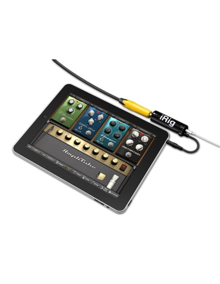 Adaptador para guitarra IRIG con toma para auriculares