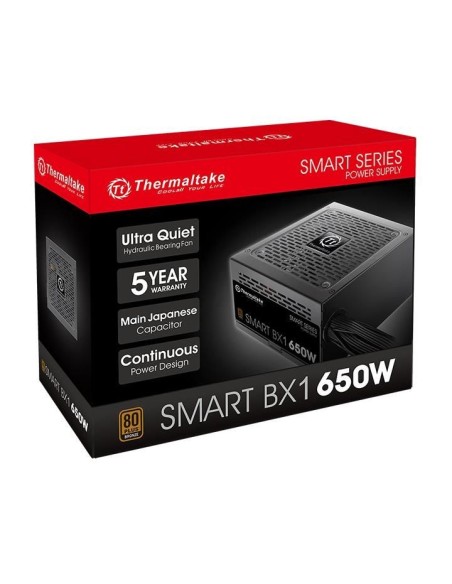 Fuente Alimentacion Atx 650W Thermaltake Smart Bx1 80+ Bronze PS-SPD-0650NNSABE-1