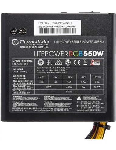 Fuente Alimentacion Atx 550W Litepower Rgb PS-LTP-0550NHSANE-1