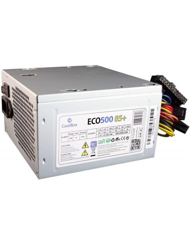 Fuente de alimentación coolbox 500w 80+ eco COO-FA500E85R kiwiku.com