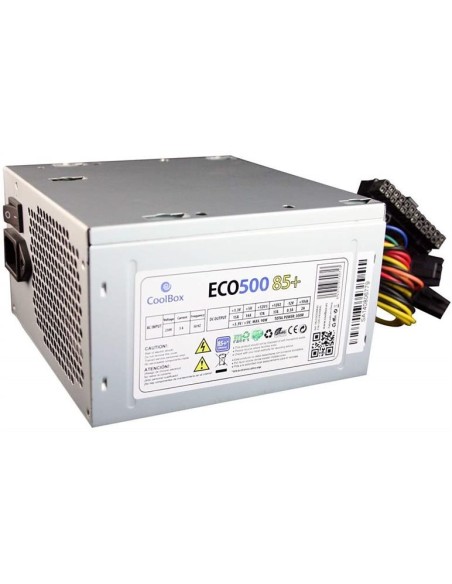 Fuente de alimentación coolbox 500w 80+ eco COO-FA500E85R kiwiku.com