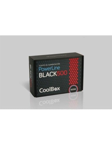 Fuente de alimentación coolbox 500w powerline COO-FAPW500-BL kiwiku.com