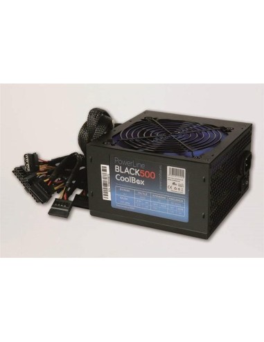 Fuente de alimentación coolbox 500w powerline COO-FAPW500-BL kiwiku.com