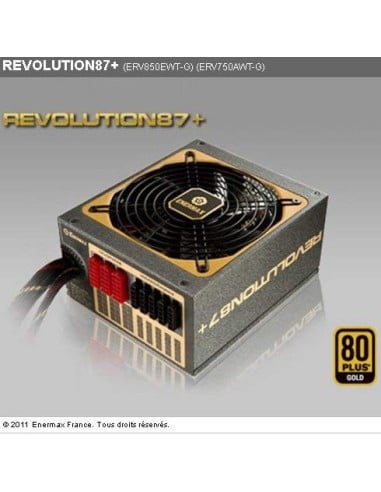 Fuente de Alimentación Atx 850W Enermax Revolution 87+ ERV850EWT-G kiwiku.com