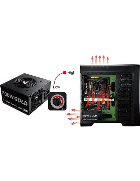 Fuente de Alimentación Atx 600W Enermax Revolution Duo ERD600AWL-F kiwiku.com