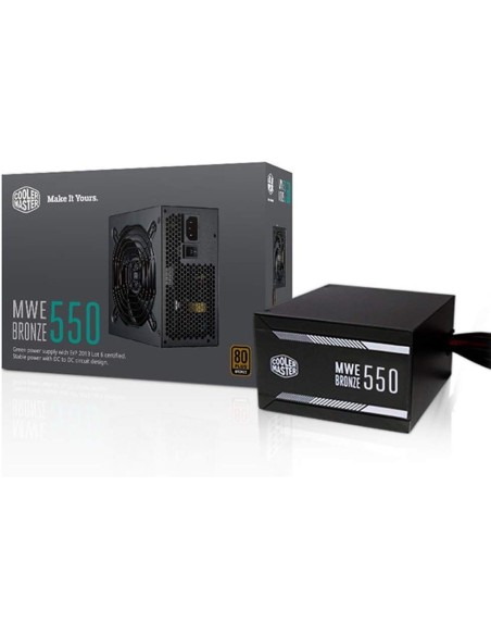 Fuente de Alimentación Atx 550W Coolermaster Mwe Bonze 550 MPX-5501-ACAAB-EU kiwiku.com