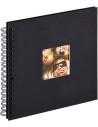 Album de fotos Walther Fun negro Spiral 26x25 40 páginas negras SA108B