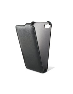 Ksix B0217FU92 - Funda con tapa para BlackBerry Z10 (diseño elegante con tapa rígida y cierre ajustable a presión), negro: Kiwik