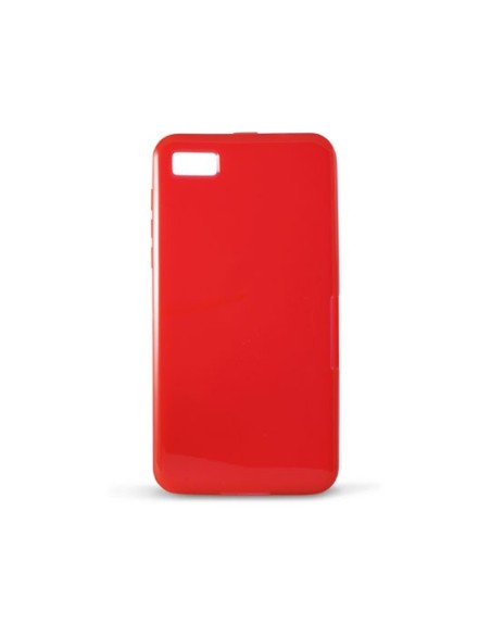 Ksix B0217FTP06 - Funda para BlackBerry Z10 (color translúcido con acabado brillante), rojo: Kiwiku.com: Electrónica