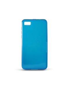 Kiwiku.com: Ksix B0217FTP05 - Funda para BlackBerry Z10 (color translúcido con acabado brillante), azul - Electrónica