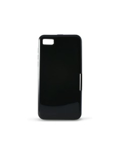 Kiwiku.com: Ksix B0217FTP01 - Funda para BlackBerry Z10 (color sólido con acabado brillante), negro - Electrónica