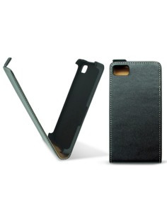 Kiwiku.com: Ksix B0217FU90 - Funda con tapa para BlackBerry Z10 (diseño elegante con tapa rígida, acceso a cámara, conectores y 