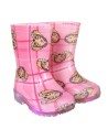 Botas lluvia pvc luces paw patrol, Color Rosa