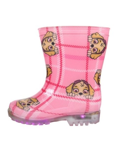 Botas lluvia pvc luces paw patrol, Color Rosa 2300003480 kiwiku.com