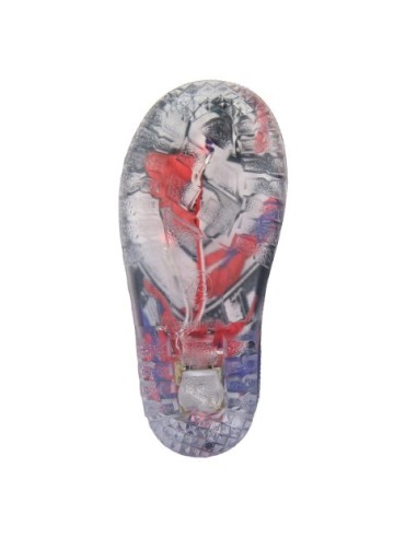 Botas lluvia pvc luces spiderman, Color Rojo 2300003483 kiwiku.com