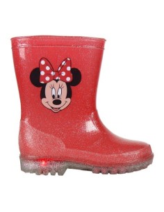 Botas lluvia pvc luces minnie, Color Rojo 2300003498 kiwiku.com 2