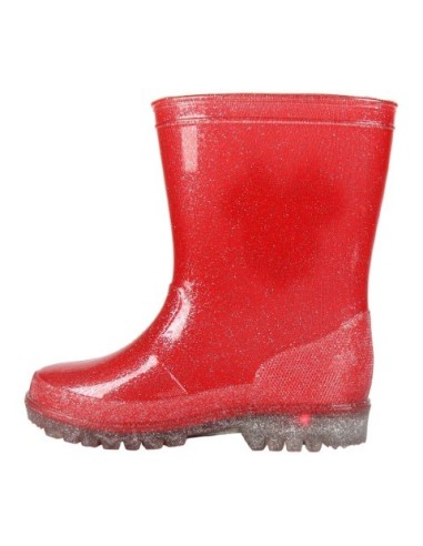 Botas lluvia pvc luces minnie, Color Rojo 2300003498 kiwiku.com