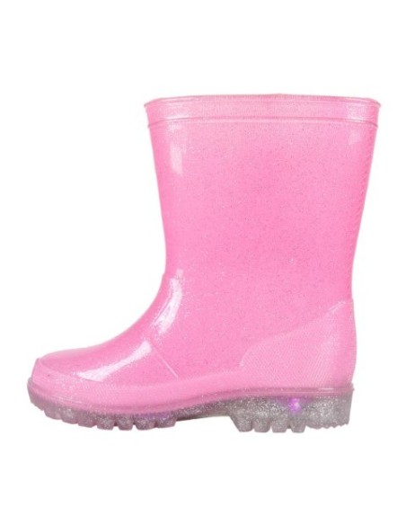 Botas lluvia pvc luces frozen, Color Rosa 2300003499 kiwiku.com