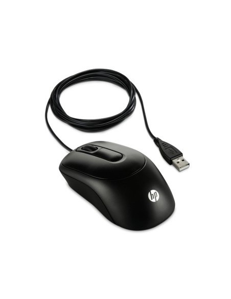 Ratón - HP X900, con cable USB, 1000DPI, Óptico, Ambidextro, Negro V1S46AA#ABB kiwiku.com