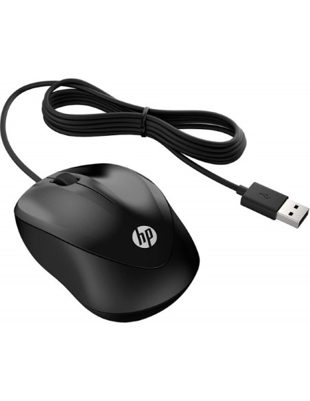 Ratón Hp - 1000, cable usb 1200 dpi ambidextro