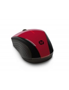 Ratón HP x3000, inalámbrico óptico, rojo brillante  N4G65AA kiwiku.com 2