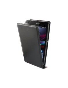 Funda con tapa ksix made for xperia para z1 negra