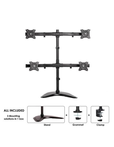 NM-D335D4BLACK Soporte de escritorio NewStar para monitor NM-D335D4BLACK kiwiku.com