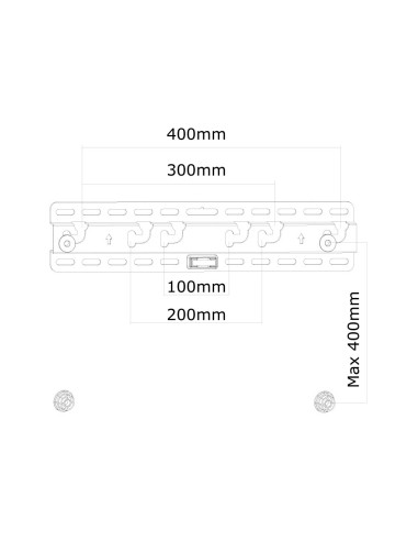 LED-W040 Soporte de pared NewStar para TV LED-W040 kiwiku.com