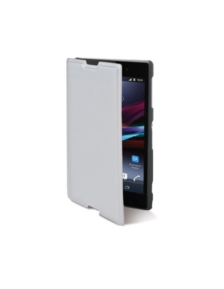 Funda folio ksix made for xperia para z1 compact blanca