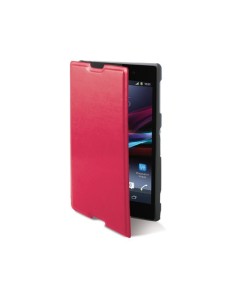 Funda folio ksix made for xperia para z1 compact fucsia MFX3448FU81F kiwiku.com