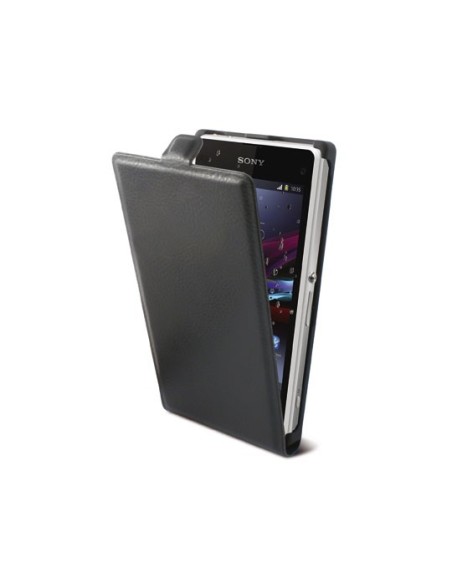 Funda con tapa ksix made for xperia para z1 compact negra MFX3448FU90 kiwiku.com