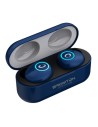 Brigmton Bml-16 Azul Auriculares Inalámbricos Manos Libres Bluetooth Con Micrófono Y Estuche Bateria