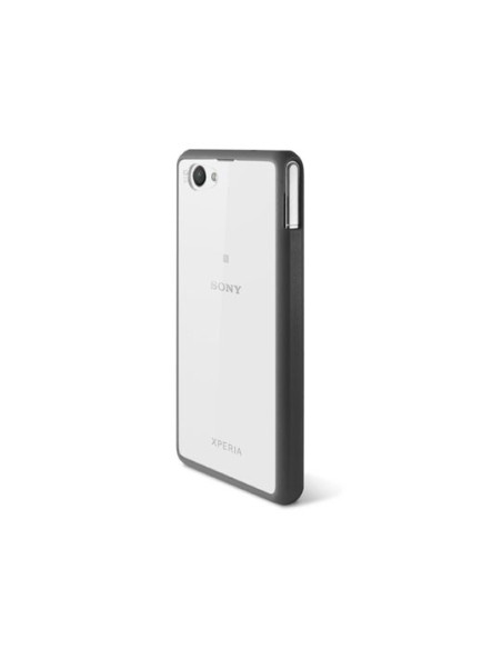 Made for Xperia Fusion - Carcasa con borde TPU para Sony Xperia Z1 Compact, negro: Kiwiku.com: Electrónica