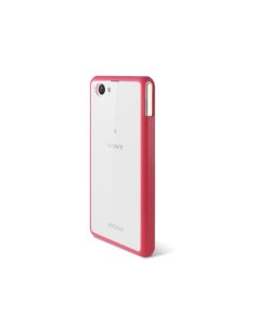 Made for Xperia Fusión - Carcasa con borde TPU para Sony Xperia Z1 Compact, rosa transparente - Electrónica - Kiwiku.com