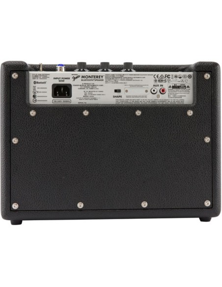Fender Monterey Negro Altavoz Inalámbrico Portátil 120w Rms Bluetooth 6960204000 kiwiku.com