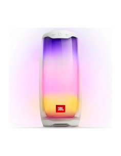 Jbl pulse 4 blanco altavoz portÁtil 20w bluetooth resistente al agua luces personalizables 360º  kiwiku.com 2