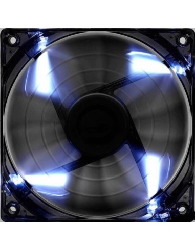 Ventilador tacens ventus ice ii 12x12  9db fluxus pro ii, leds blancos