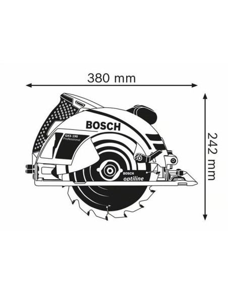 Bosch GKS 190 Profesional Sierra circular portátil 0.601.623.000 kiwiku.com