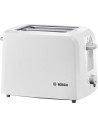 Bosch TAT3A011 Compact Class - Tostador, 980 W, dos ranuras extra anchas, bandeja recogemigas