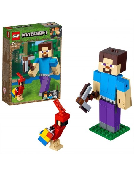 LEGO Minecraft - BigFig Minecraft: Steve con Loro 3051165 kiwiku.com
