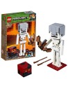 LEGO Minecraft BigFig Minecraft: Esqueleto con Cubo de Magma