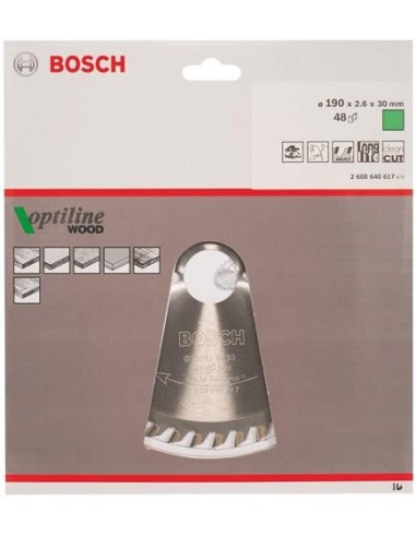 Bosch 2 608 640 617 - Hoja de sierra circular Optiline madera kiwiku.com