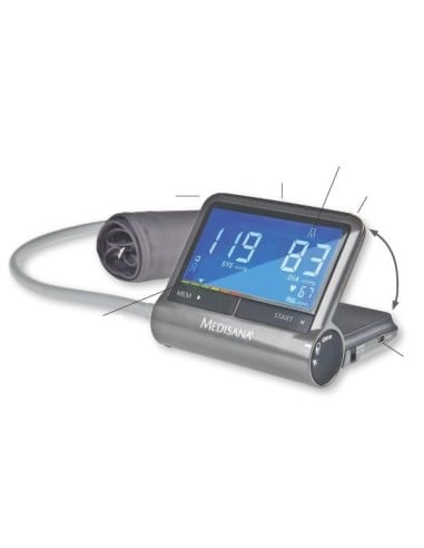 Medisana Cardio Compact - Tensiómetro de brazo con despertador, color negro: Kiwiku.com: Salud y cuidado personal