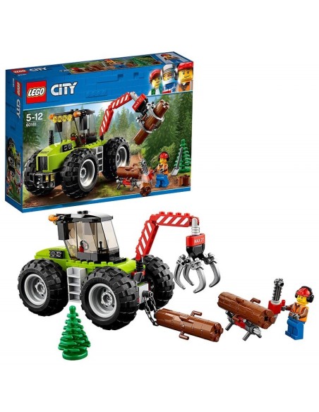 LEGO City Great Vehicles - Tractor Forestal 60181 kiwiku.com
