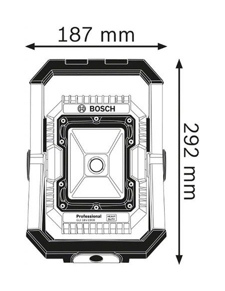 Bosch GLI 18V-1900 Lámpara a batería 0601446400 kiwiku.com