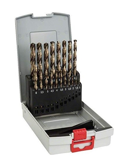 Bosch HSS Juego de brocas para taladro Cobalt 19 piezas para Metal 2608587014 kiwiku.com