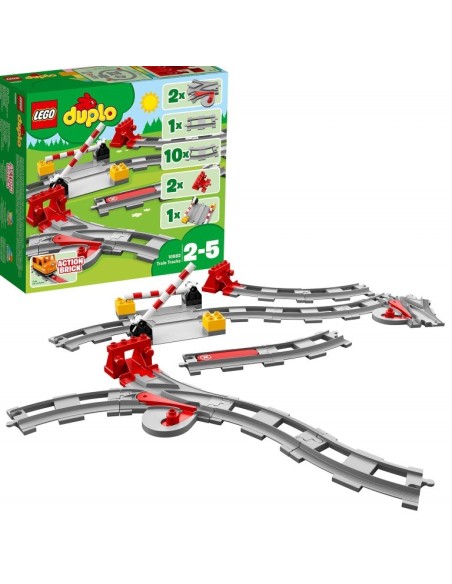 LEGO DUPLO Town - Vías ferroviarias 10882 kiwiku.com