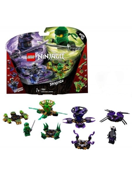 LEGO Ninjago Spinjitzu Lloyd vs. Garmadon - Peonzas 70664 kiwiku.com